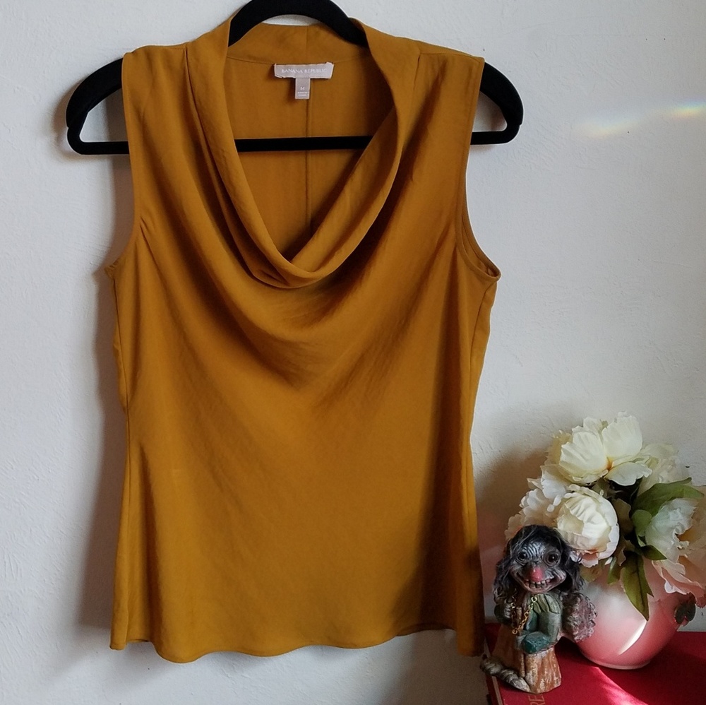 Banana Republic cowl neck sleeveless top